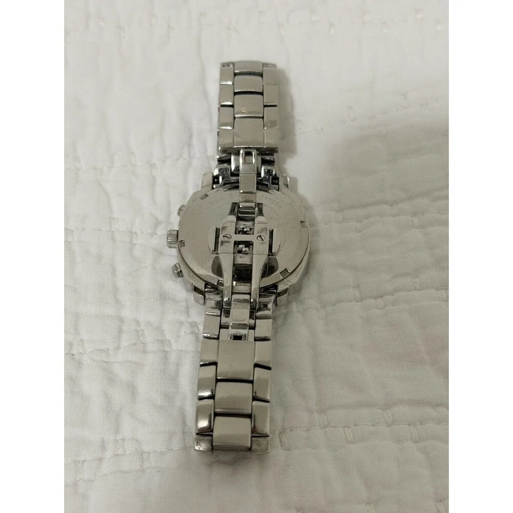 Michael Kors MK5092 Womens Chronograph Watch Stainless Steel Crystal Pearl